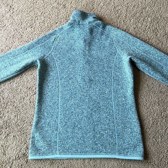 Patagonia Better Sweater Half Zip Pullover Teal Blue - Picture 3 of 9